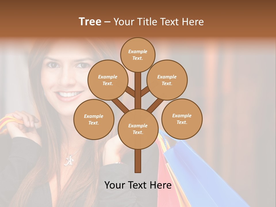 Mall Retail Happy PowerPoint Template