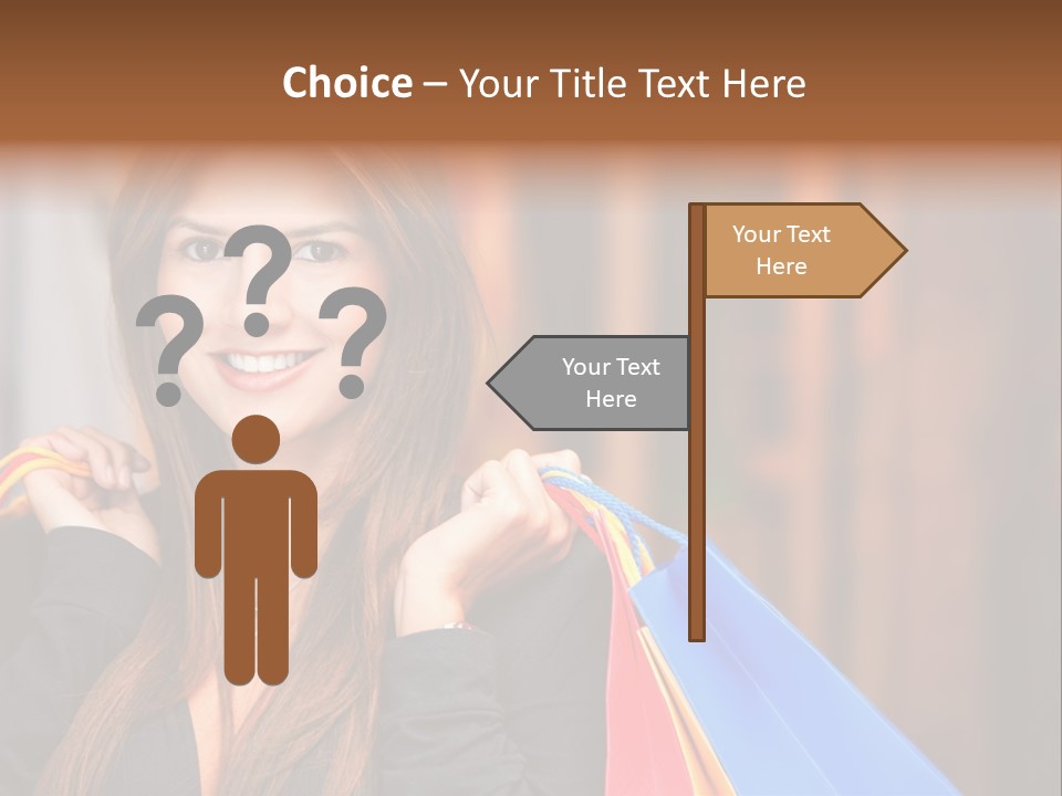 Mall Retail Happy PowerPoint Template