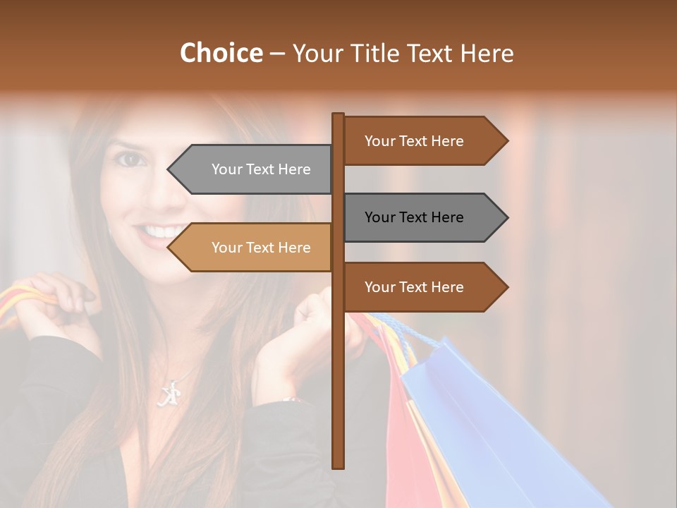 Mall Retail Happy PowerPoint Template