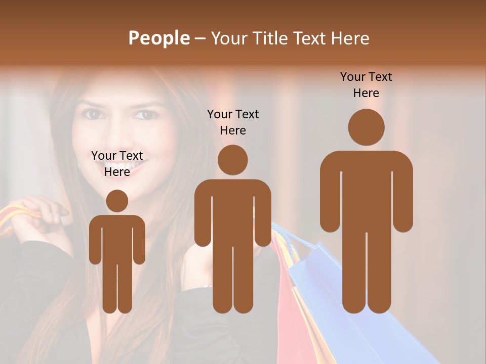 Mall Retail Happy PowerPoint Template