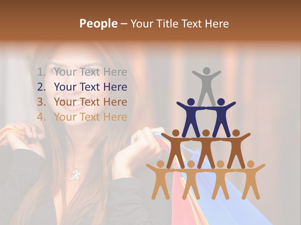 Mall Retail Happy PowerPoint Template