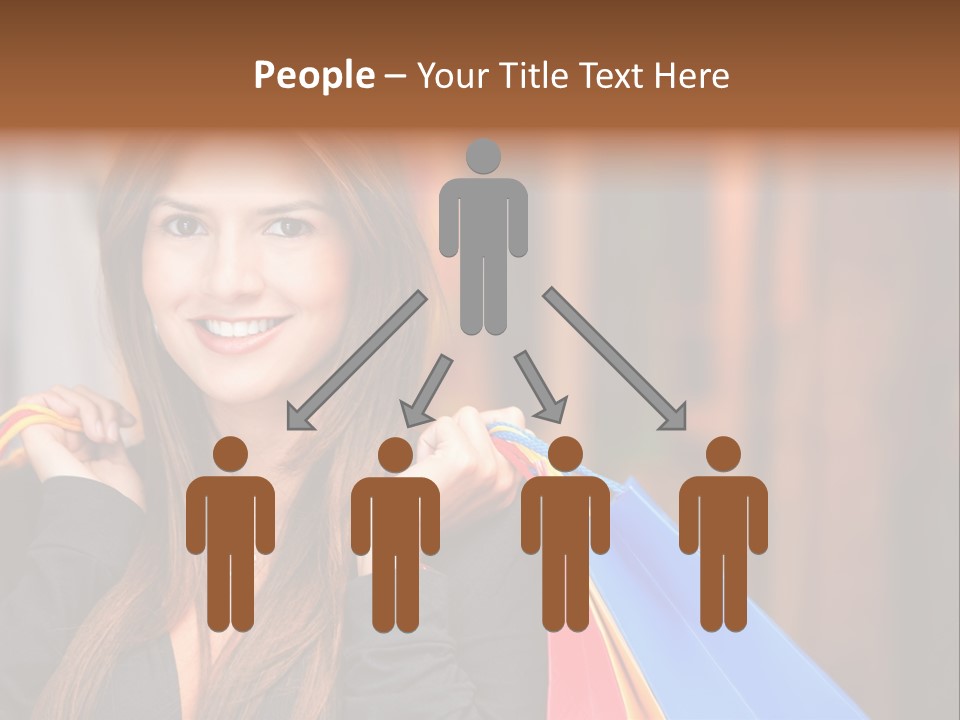 Mall Retail Happy PowerPoint Template