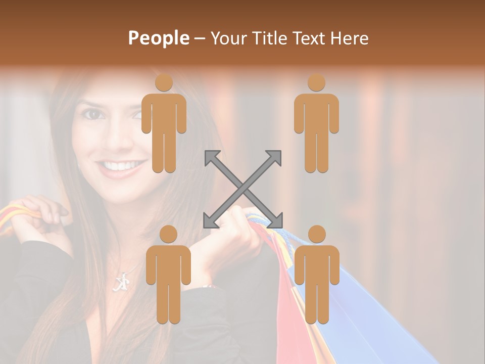 Mall Retail Happy PowerPoint Template