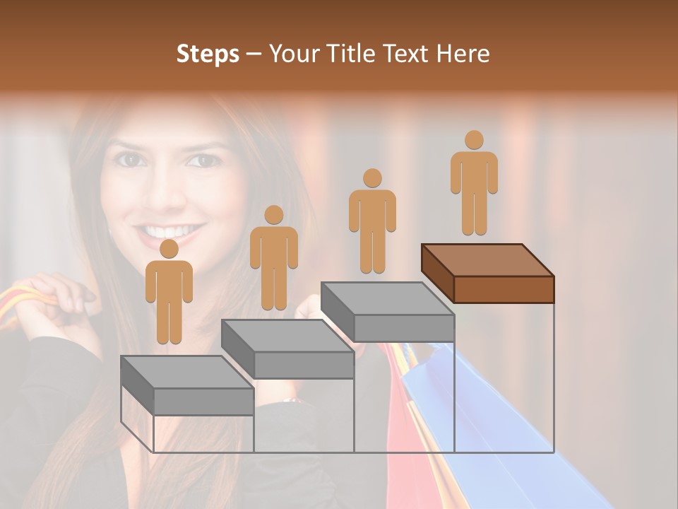 Mall Retail Happy PowerPoint Template