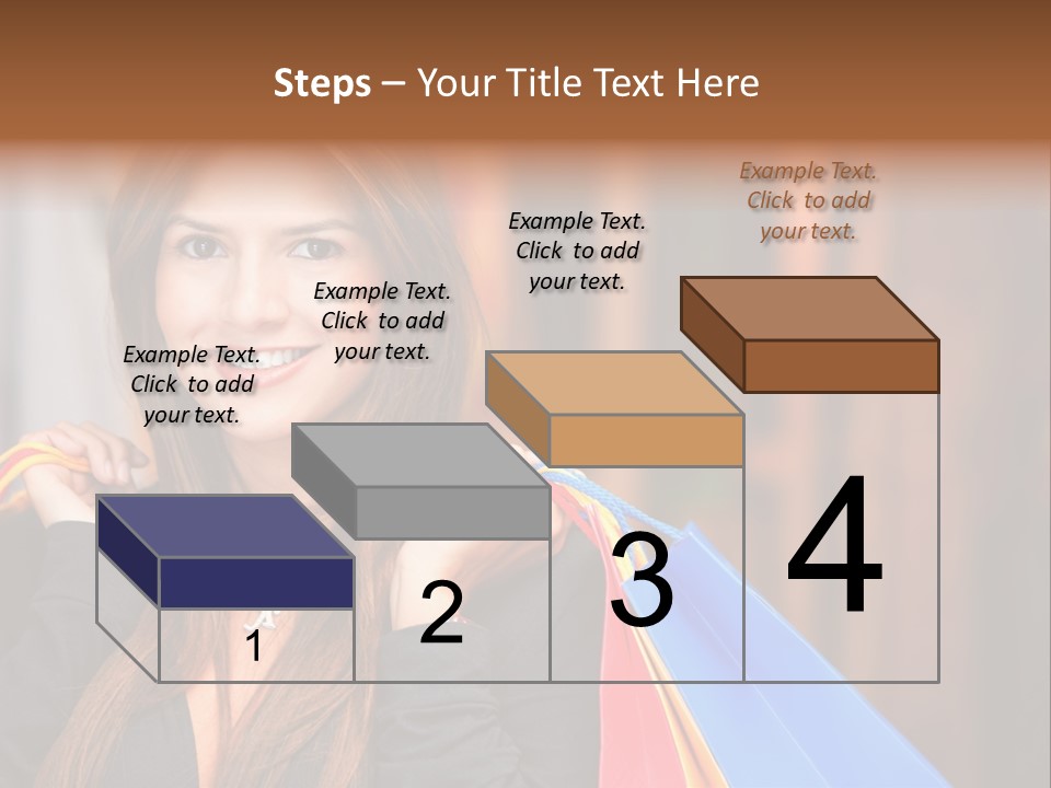 Mall Retail Happy PowerPoint Template