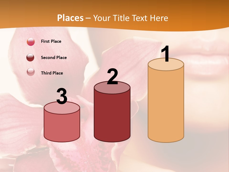 Aroma Pink Model PowerPoint Template