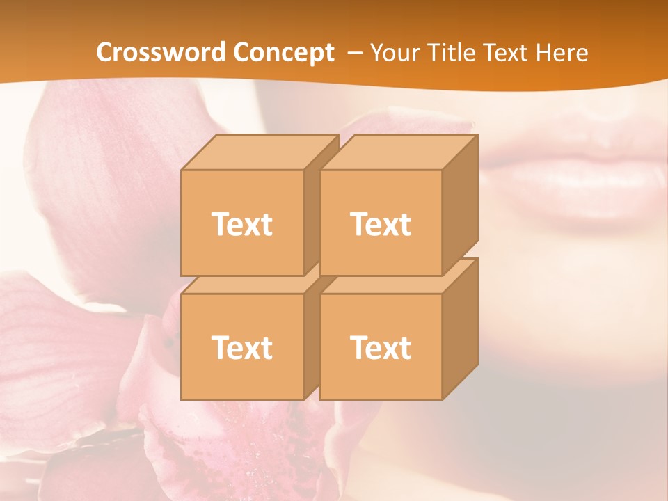 Aroma Pink Model PowerPoint Template
