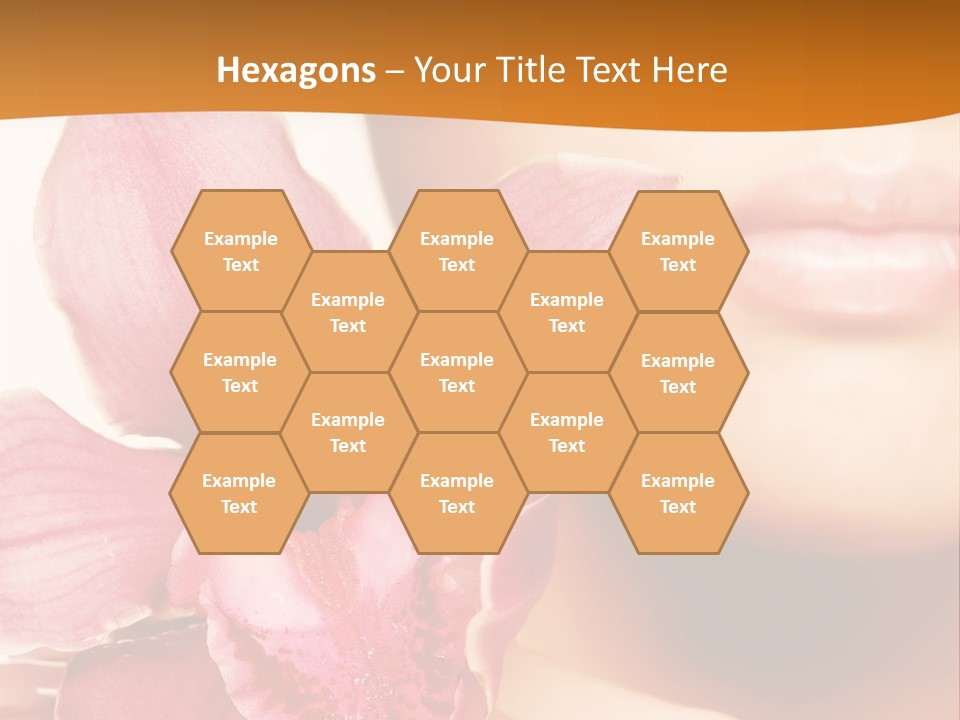 Aroma Pink Model PowerPoint Template