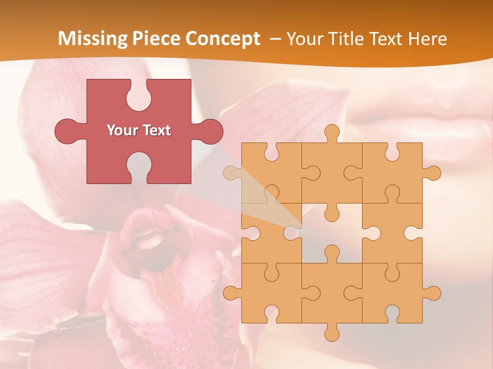 Aroma Pink Model PowerPoint Template