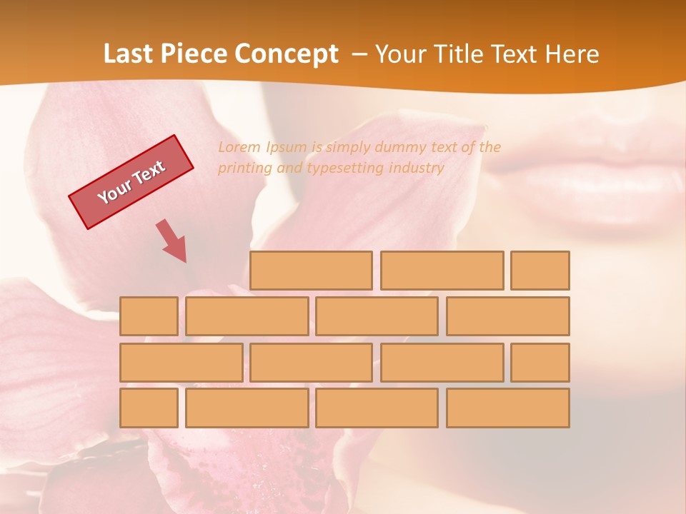 Aroma Pink Model PowerPoint Template