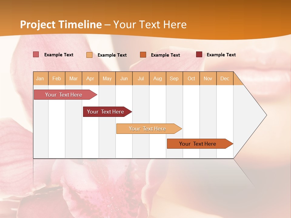 Aroma Pink Model PowerPoint Template