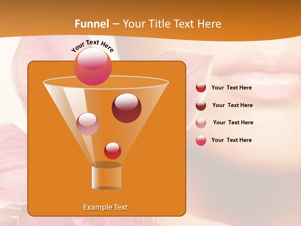 Aroma Pink Model PowerPoint Template