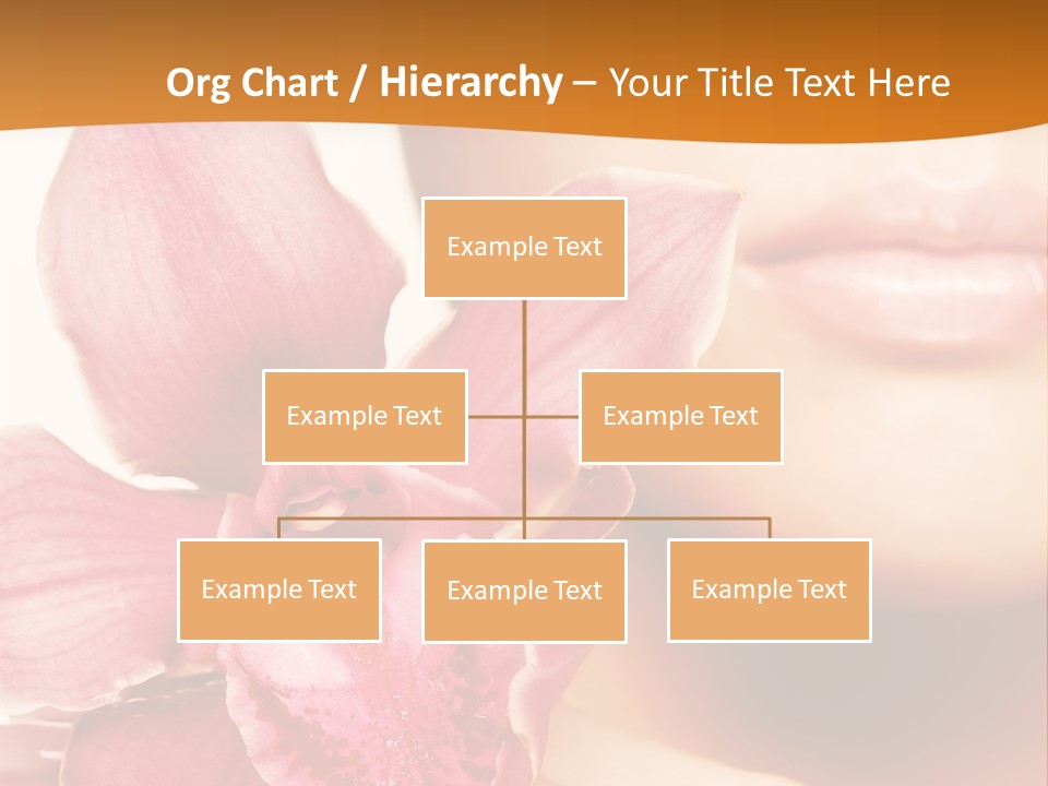 Aroma Pink Model PowerPoint Template