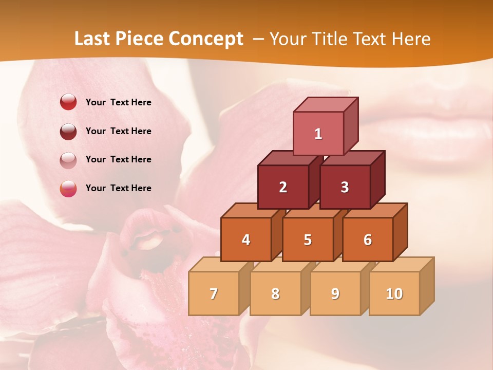 Aroma Pink Model PowerPoint Template