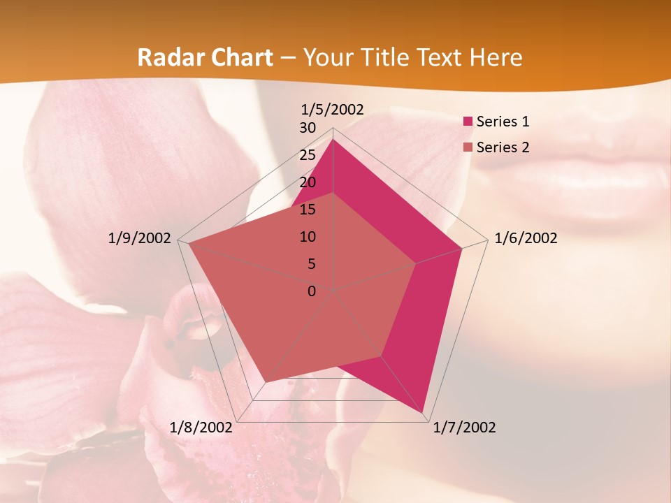 Aroma Pink Model PowerPoint Template