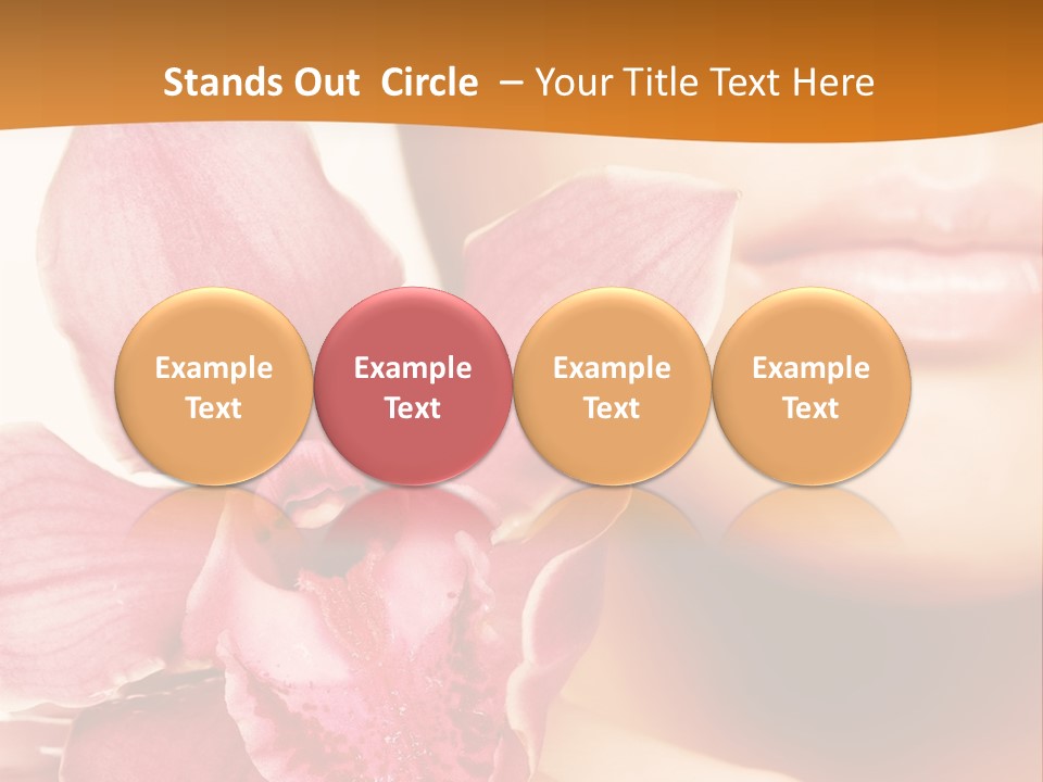 Aroma Pink Model PowerPoint Template