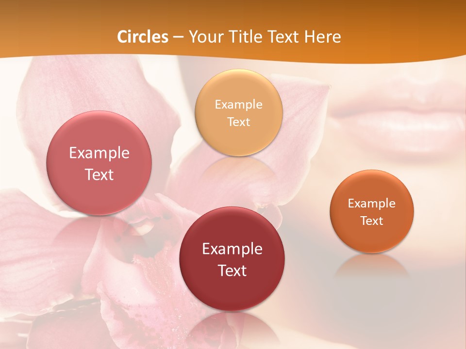 Aroma Pink Model PowerPoint Template