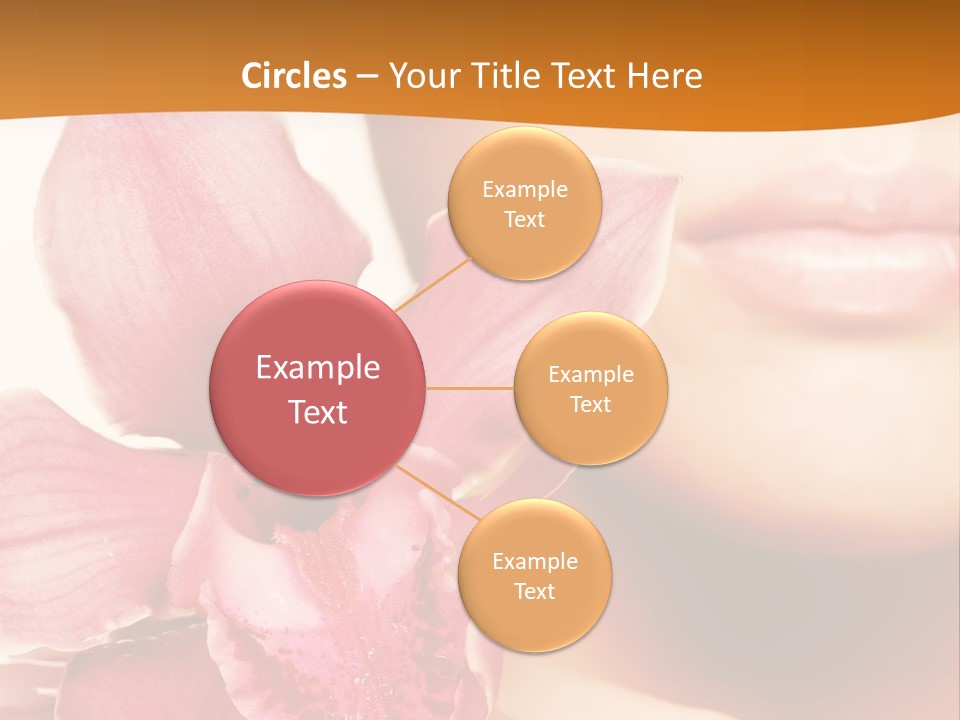 Aroma Pink Model PowerPoint Template