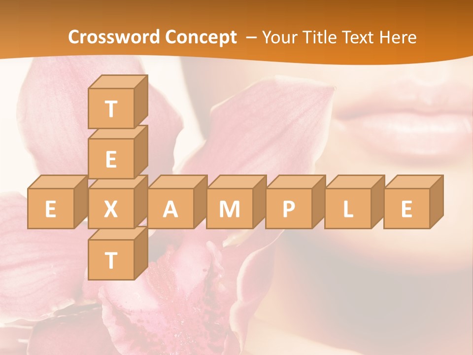 Aroma Pink Model PowerPoint Template