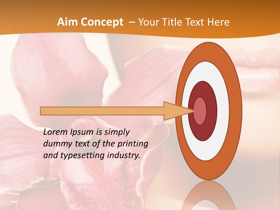 Aroma Pink Model PowerPoint Template