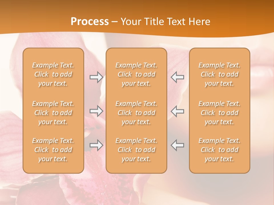 Aroma Pink Model PowerPoint Template