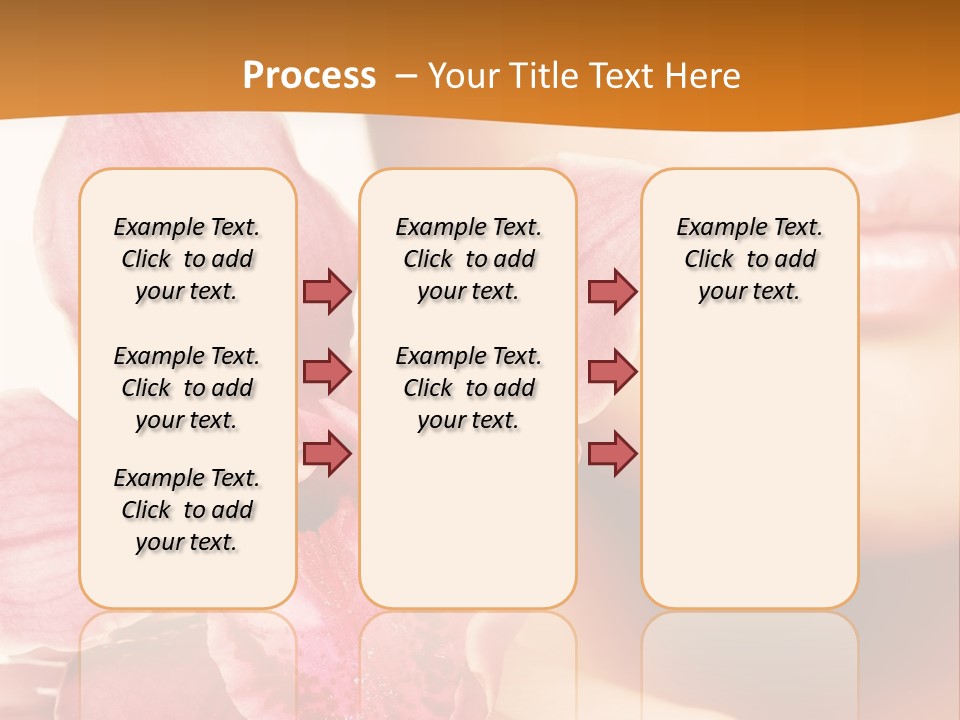 Aroma Pink Model PowerPoint Template