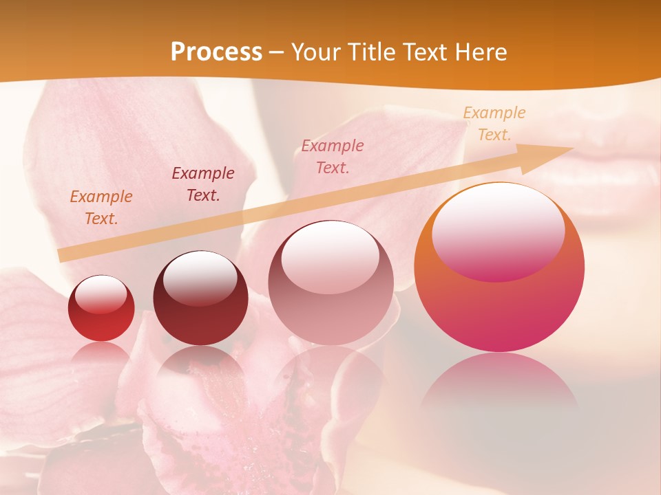 Aroma Pink Model PowerPoint Template