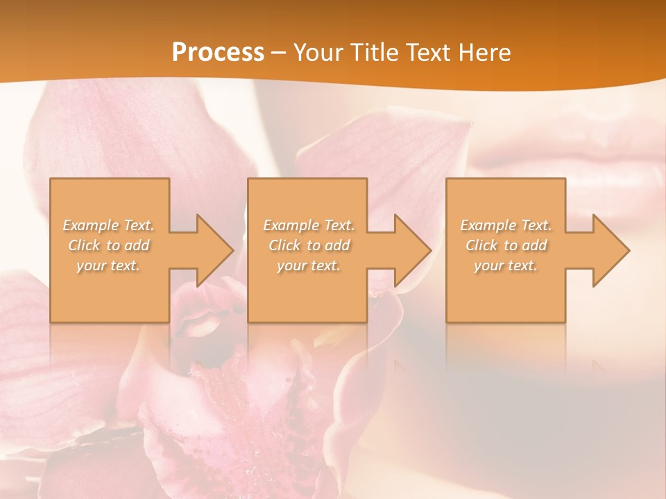 Aroma Pink Model PowerPoint Template