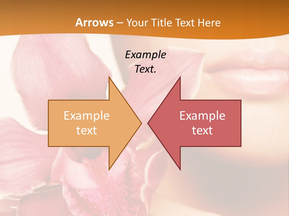 Aroma Pink Model PowerPoint Template