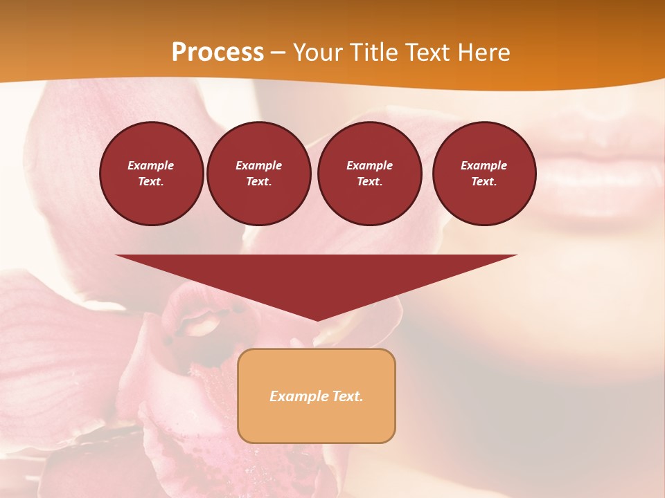 Aroma Pink Model PowerPoint Template