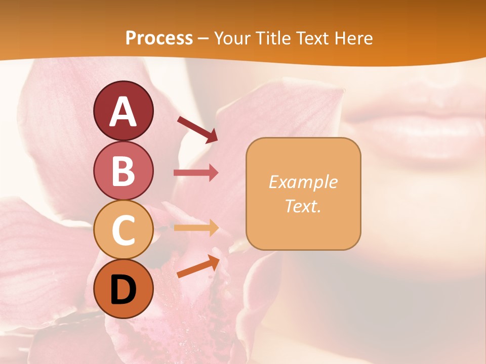 Aroma Pink Model PowerPoint Template