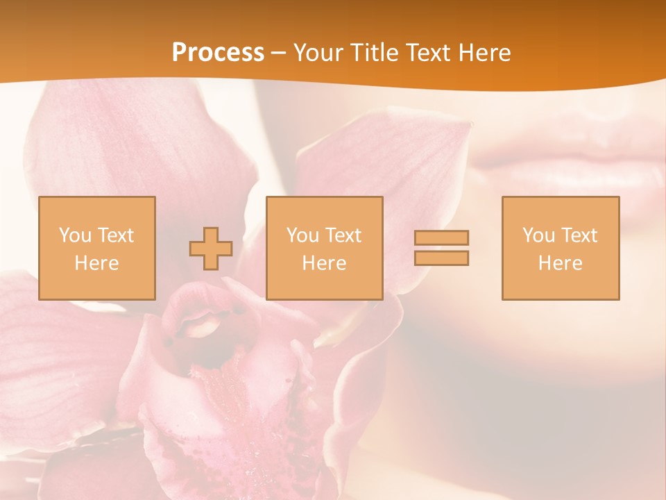 Aroma Pink Model PowerPoint Template