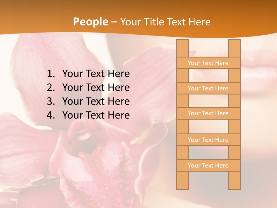 Aroma Pink Model PowerPoint Template