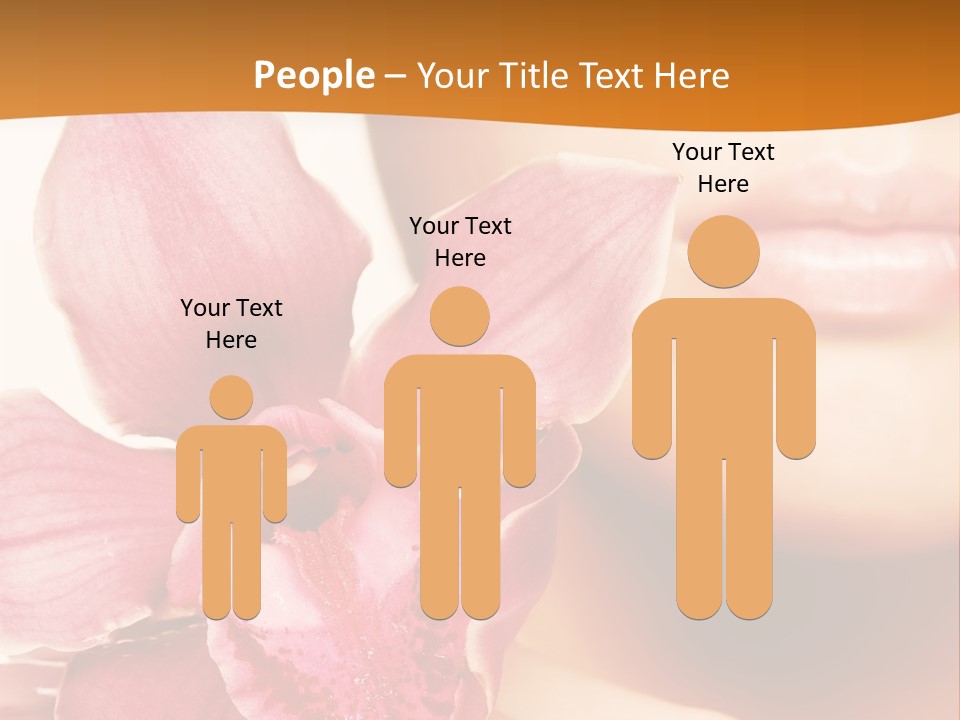 Aroma Pink Model PowerPoint Template