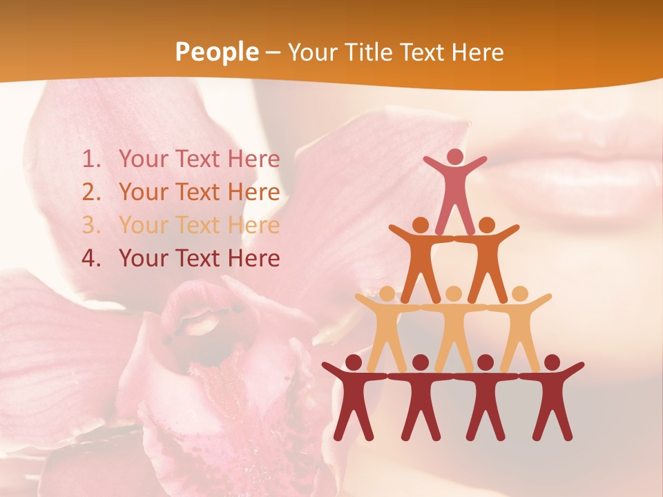 Aroma Pink Model PowerPoint Template