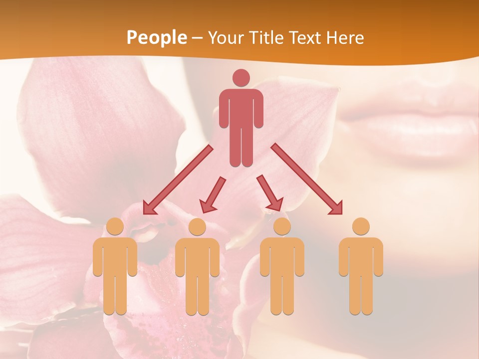 Aroma Pink Model PowerPoint Template