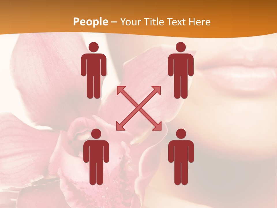 Aroma Pink Model PowerPoint Template