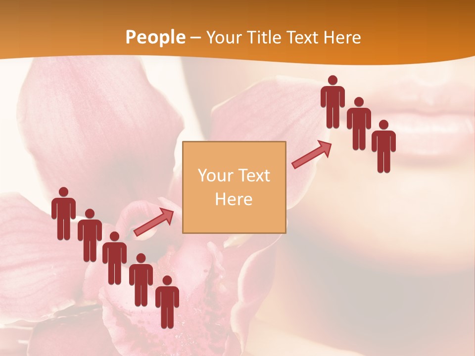 Aroma Pink Model PowerPoint Template