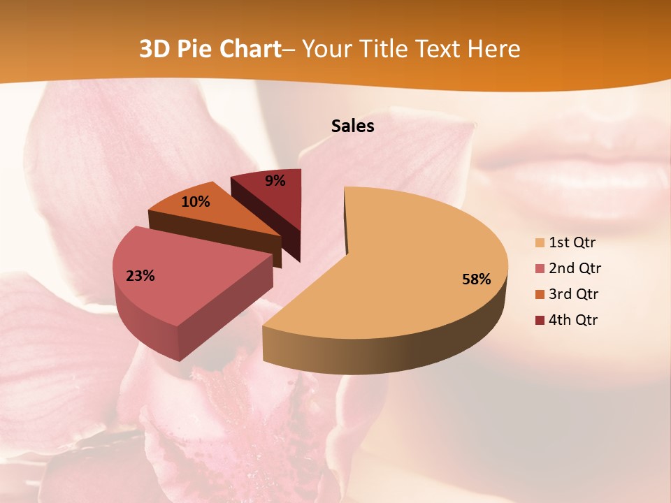 Aroma Pink Model PowerPoint Template