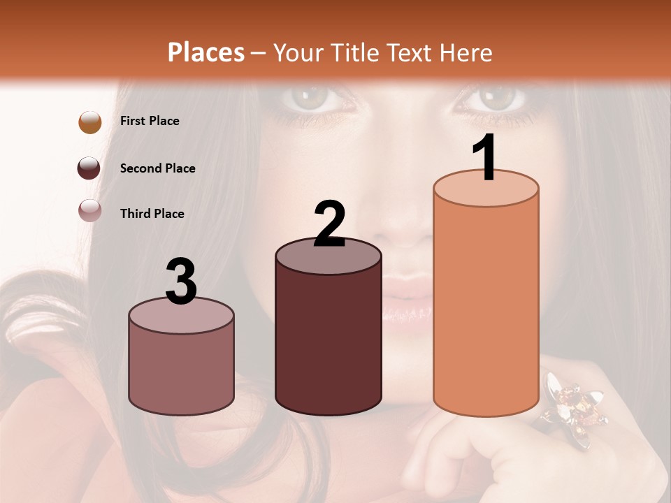 Portrait Hair Female PowerPoint Template