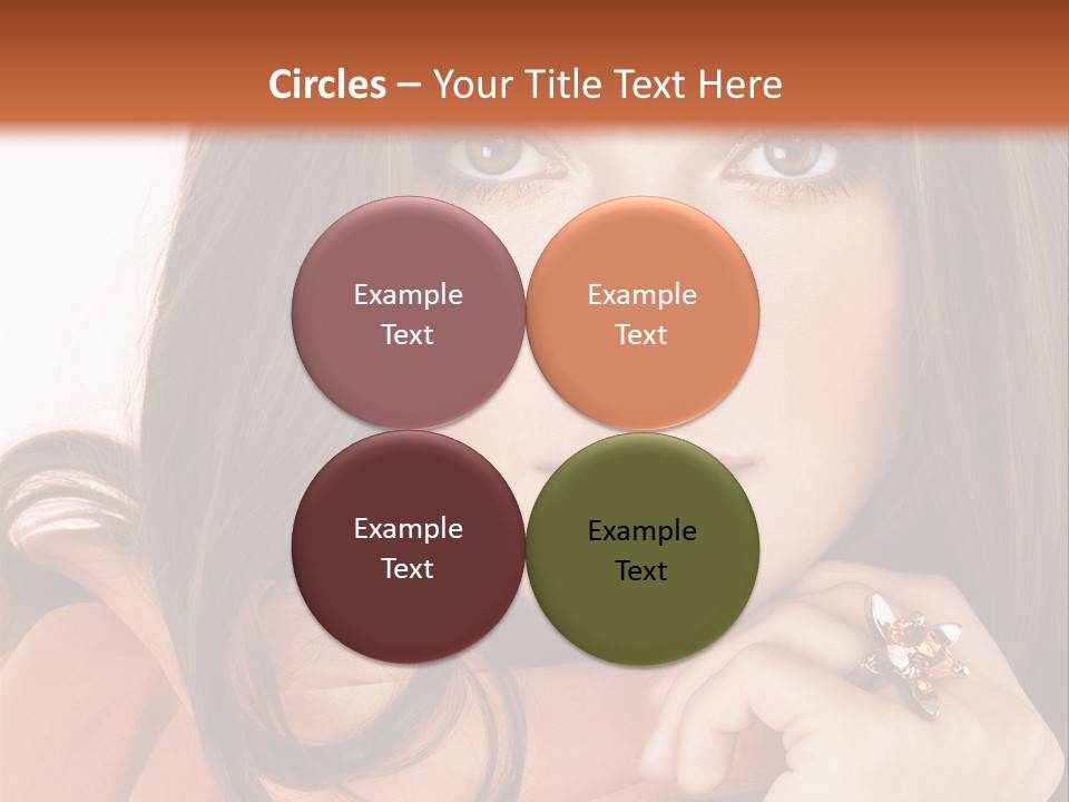 Portrait Hair Female PowerPoint Template