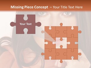 Portrait Hair Female PowerPoint Template