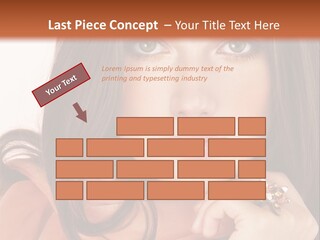 Portrait Hair Female PowerPoint Template