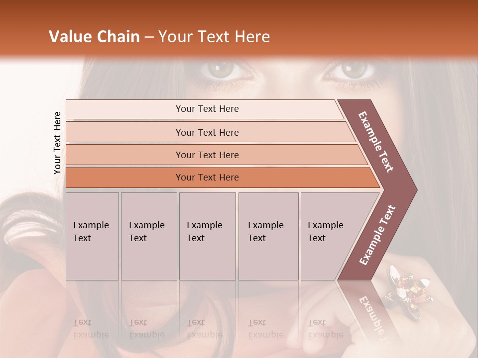 Portrait Hair Female PowerPoint Template