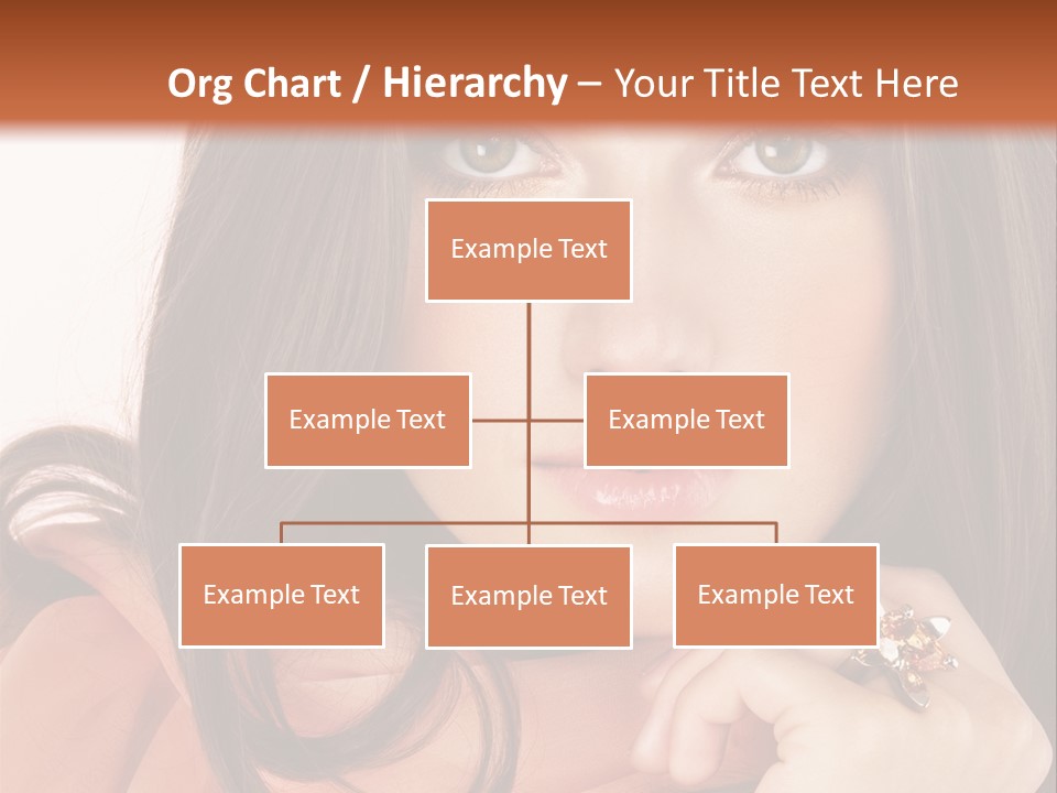 Portrait Hair Female PowerPoint Template