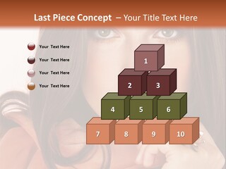 Portrait Hair Female PowerPoint Template