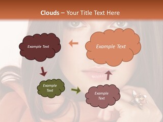 Portrait Hair Female PowerPoint Template