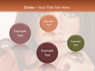 Portrait Hair Female PowerPoint Template