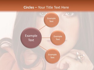 Portrait Hair Female PowerPoint Template