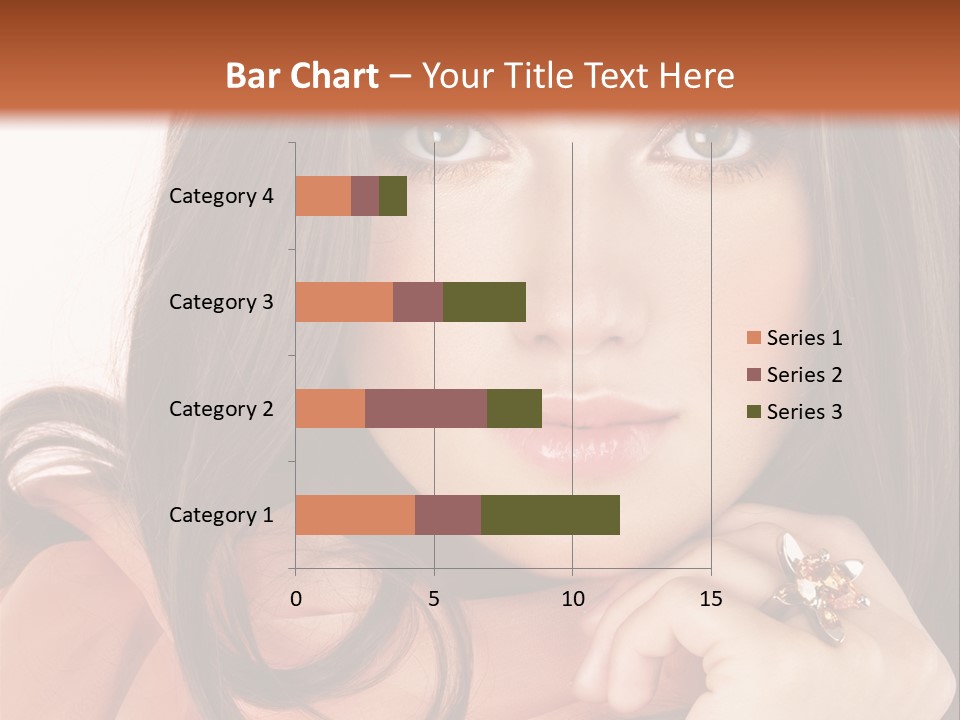 Portrait Hair Female PowerPoint Template